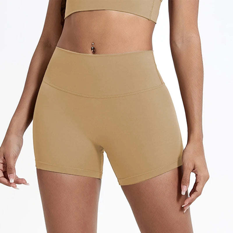 Hearuisavy Running Sports Shorts Women Buttock Lift Gym Leggings Women Cycling Slim Fit Workout Shorts High Waist Yoga Shorts - Smarsty