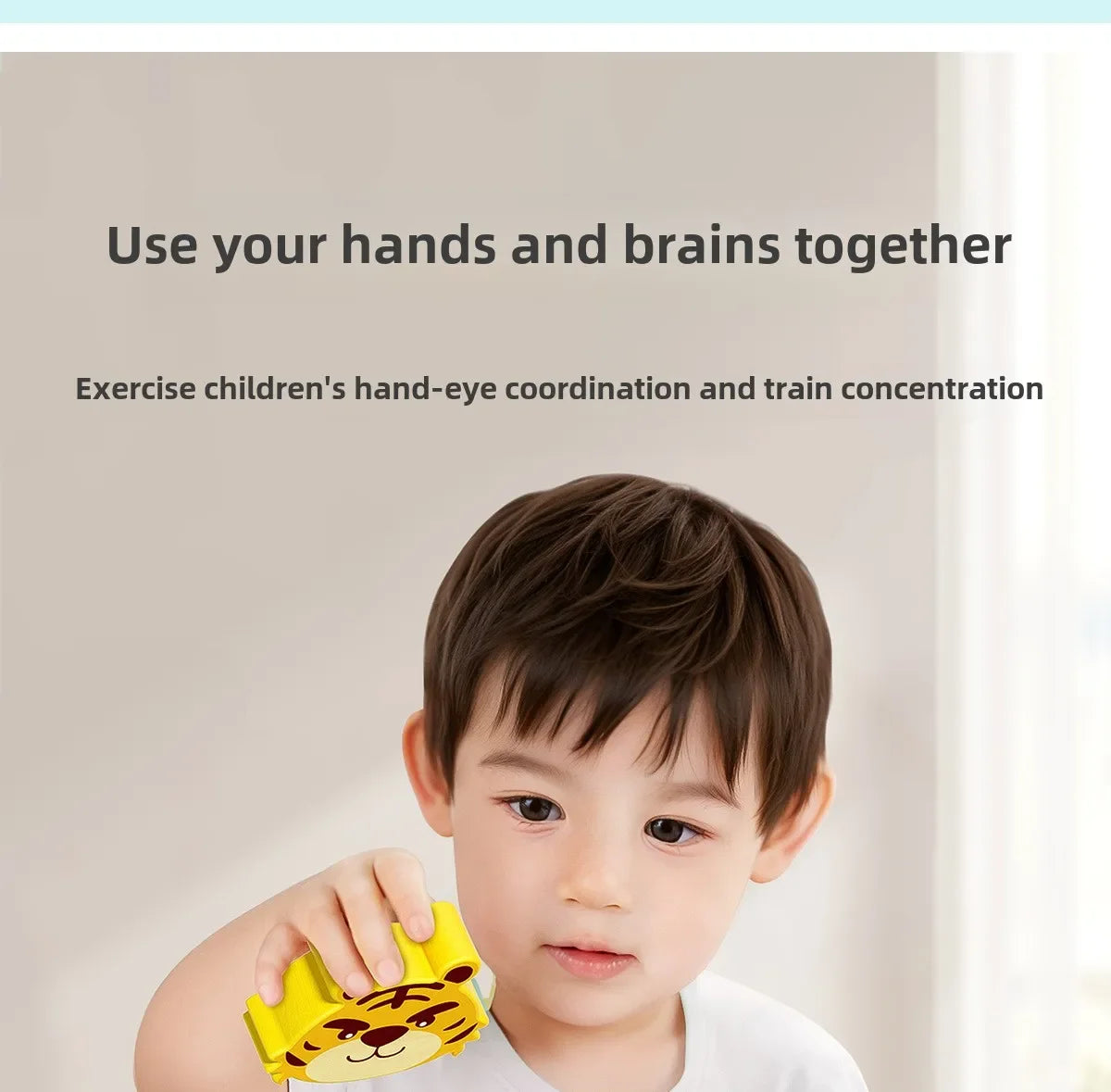 Montessori Cartoon 3D Wooden Puzzle Animal Traffic Jigsaw Toys for Kids Early Learning Educational Cognitive Game Children Gifts by Smarsty