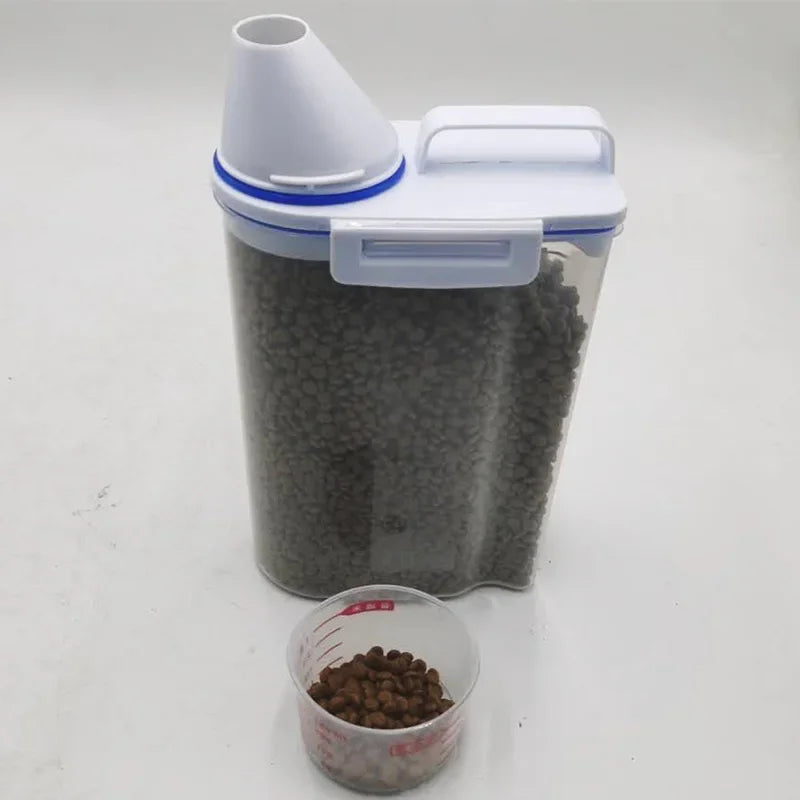 Moisture-Proof Plastic Dog Cat Food Storage Container - Smarsty