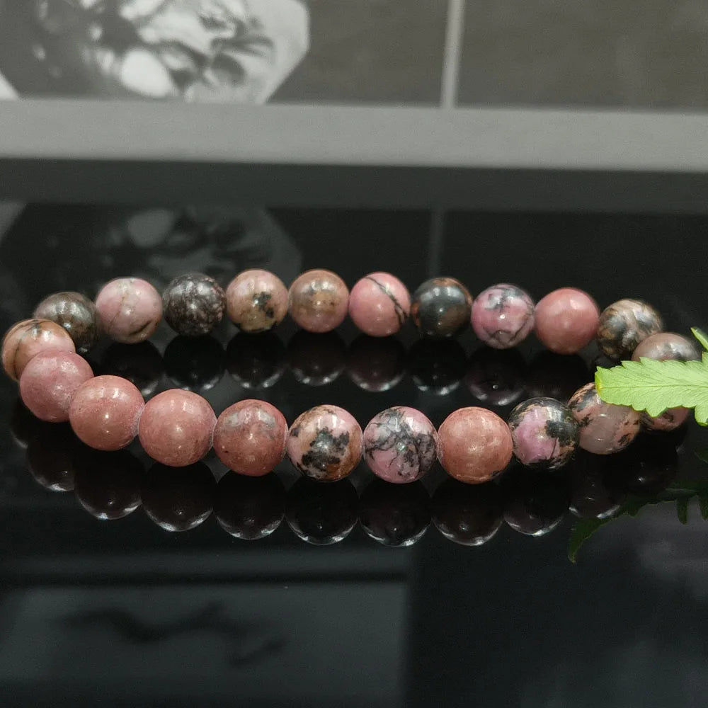 8MM Natural Epidote Zoisite Bead Bracelet for Healing - Smarsty