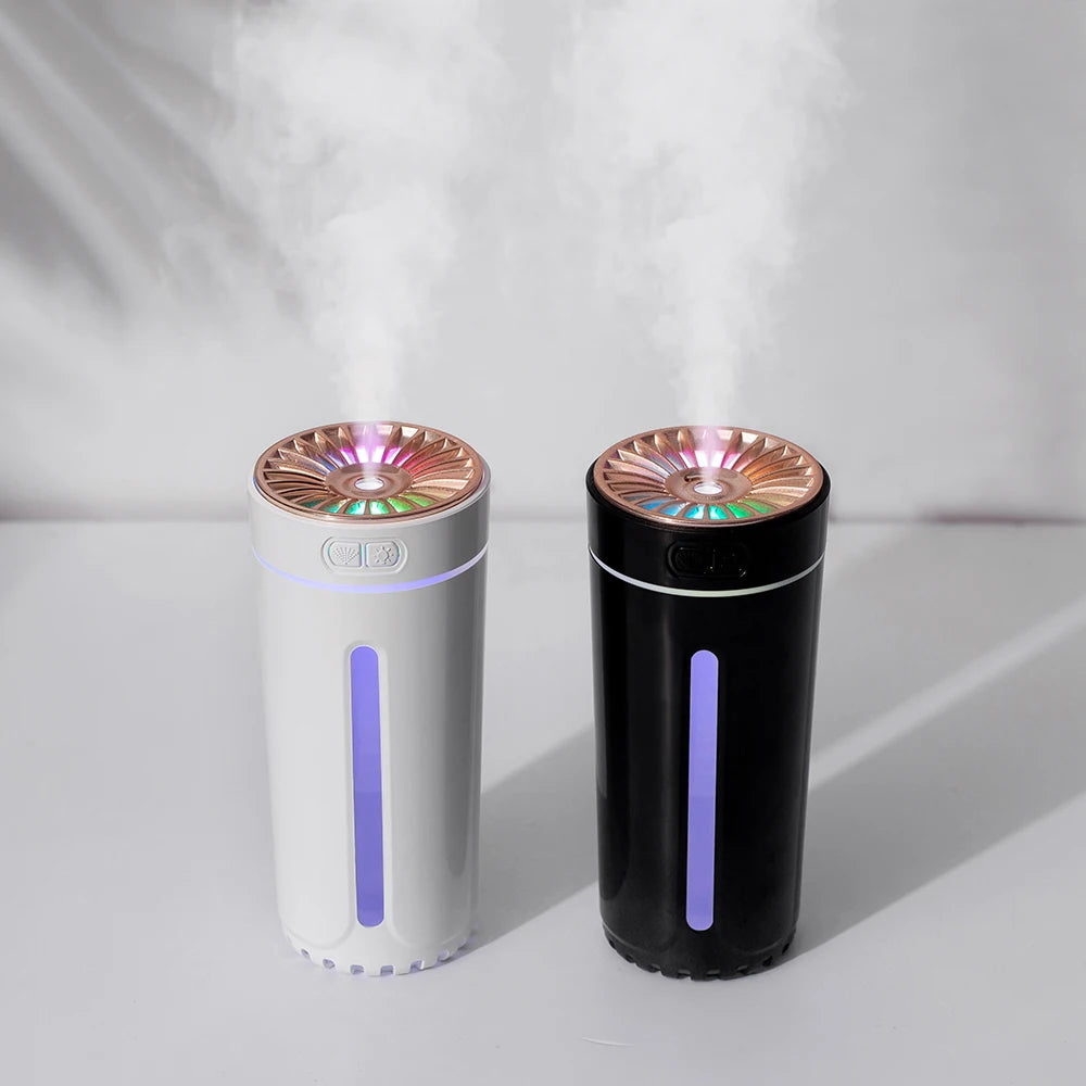 Portable Wireless Car Humidifier with RGB Lights - Smarsty