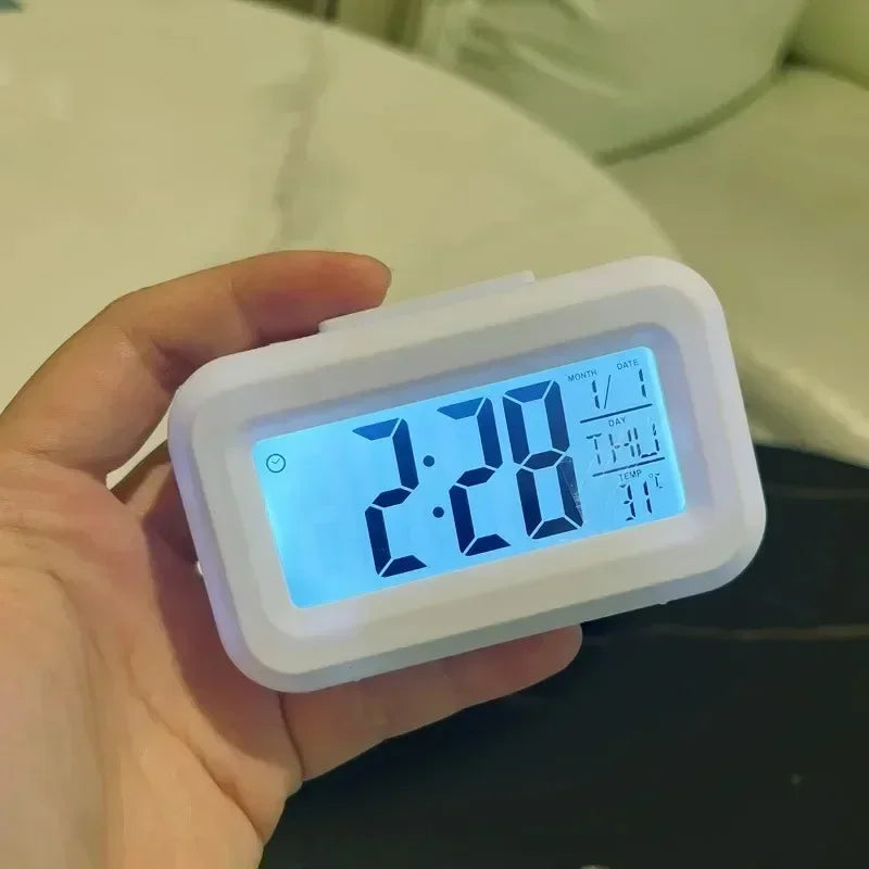 LED Digital Alarm Clock with Calendar Function for Desk - Smarsty