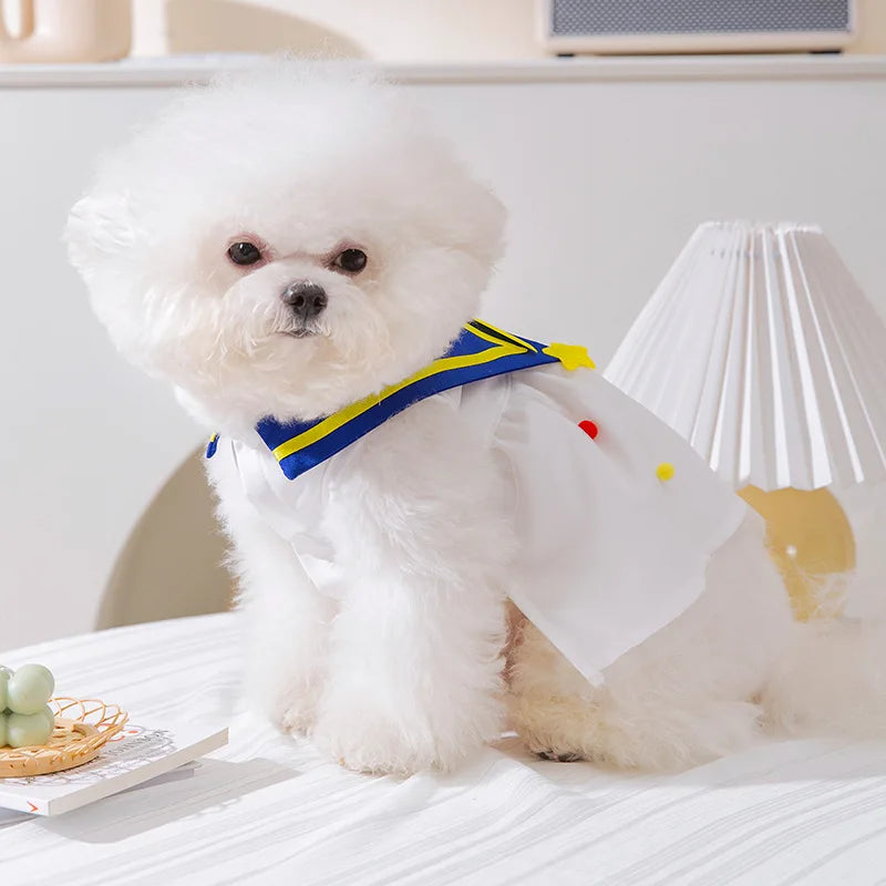 Cute Summer Dog Princess Dress with Bow Lace - Smarsty