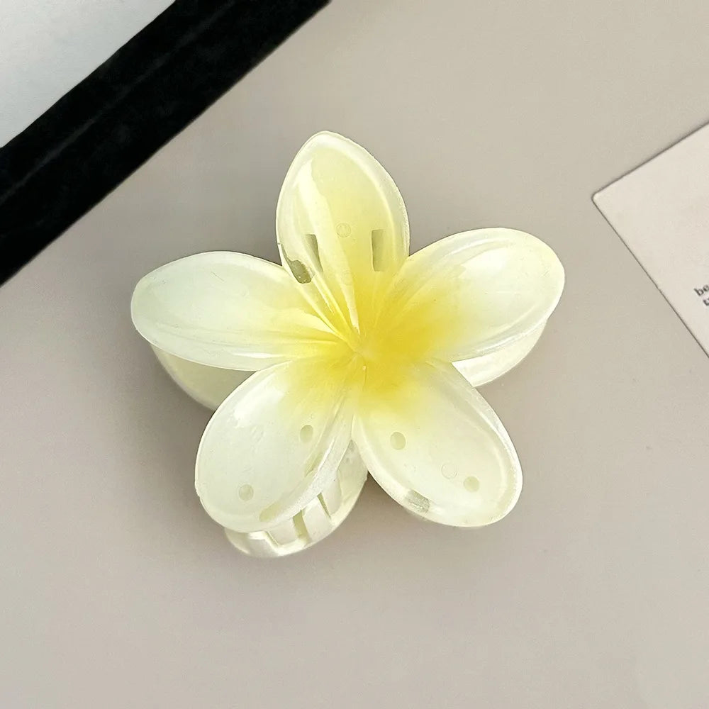 Bohemian Floral Hair Clips Beach Claw For Vacation Style - Smarsty