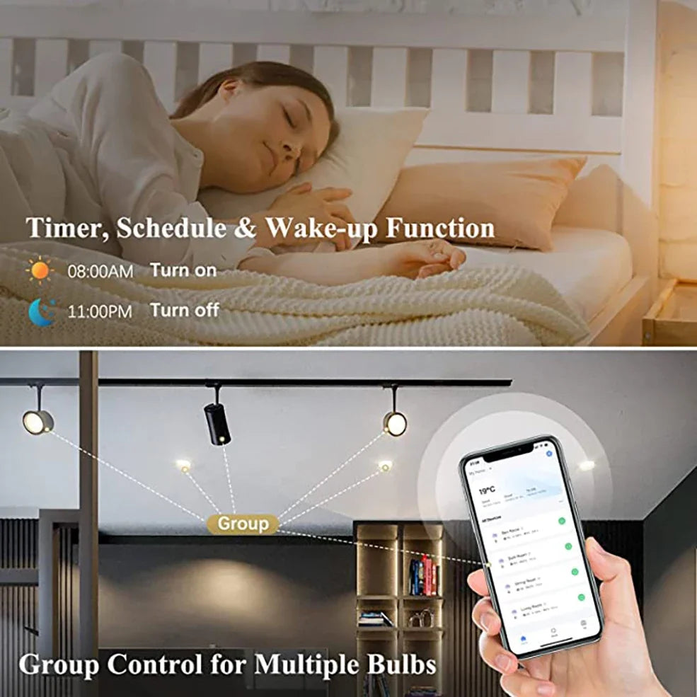 Smart WiFi Zigbee Dimmable LED Bulb for Home Automation - Smarsty