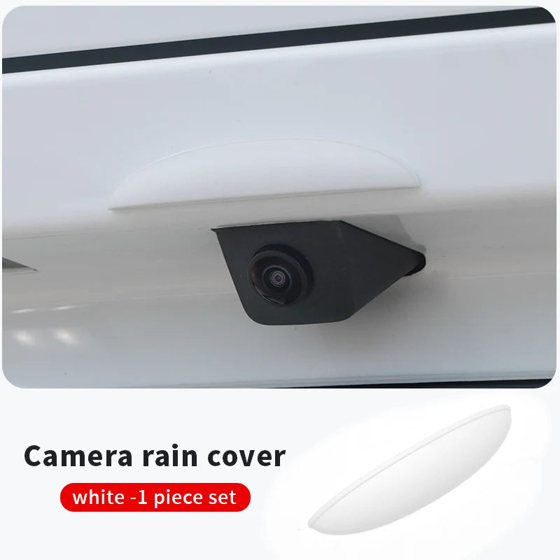 Car Reversing Rear Camera Rain Cover ABS Rain-Proof Car Reverse Camera Rain Shade Cover Waterproof Shield Car Exterior Accessory - Smarsty