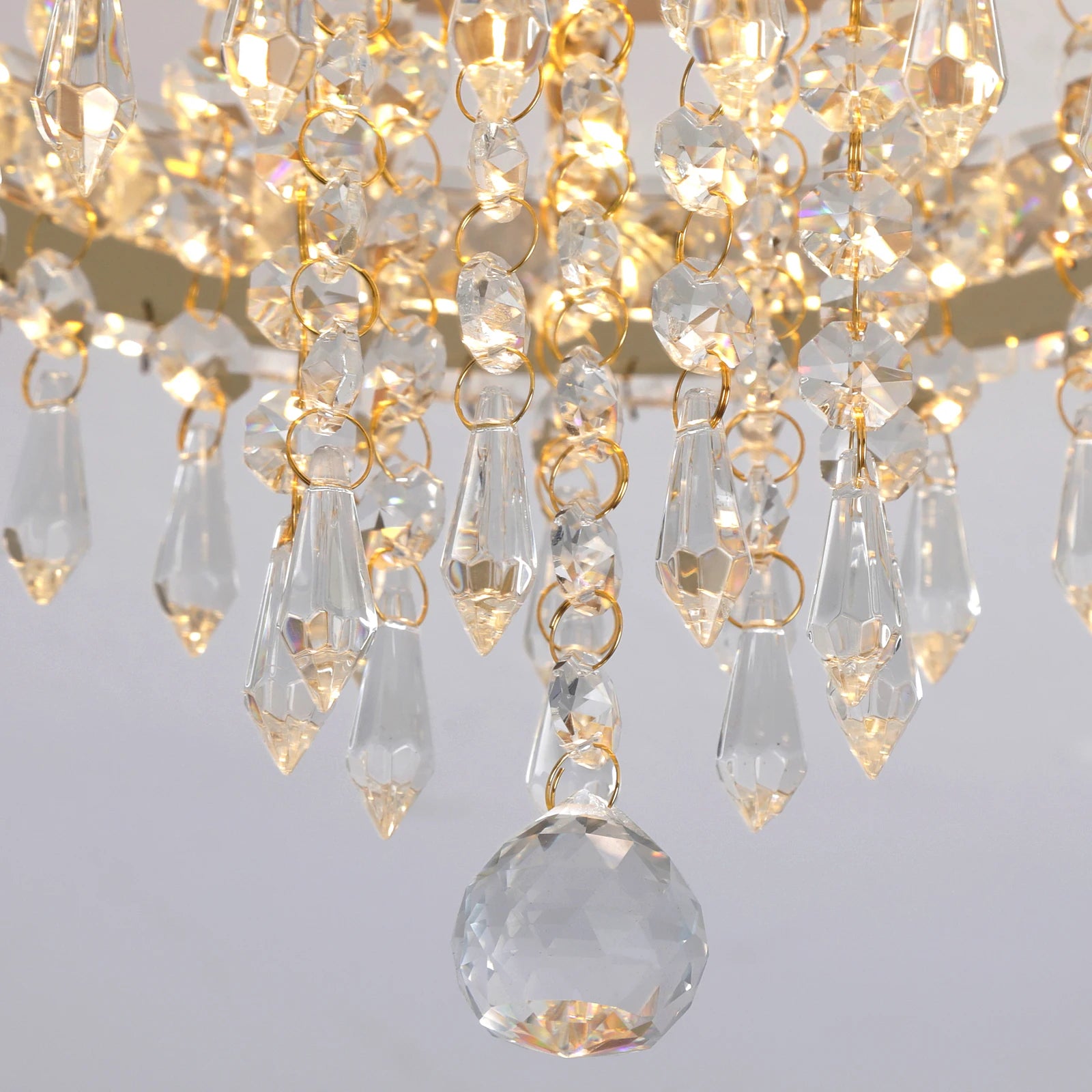 VETRULUS Luxury Crystal Chandelier Lustre Design Gold Modern Led Ceiling Light Living Room Bedroom Hanging Lamp LightingFixture