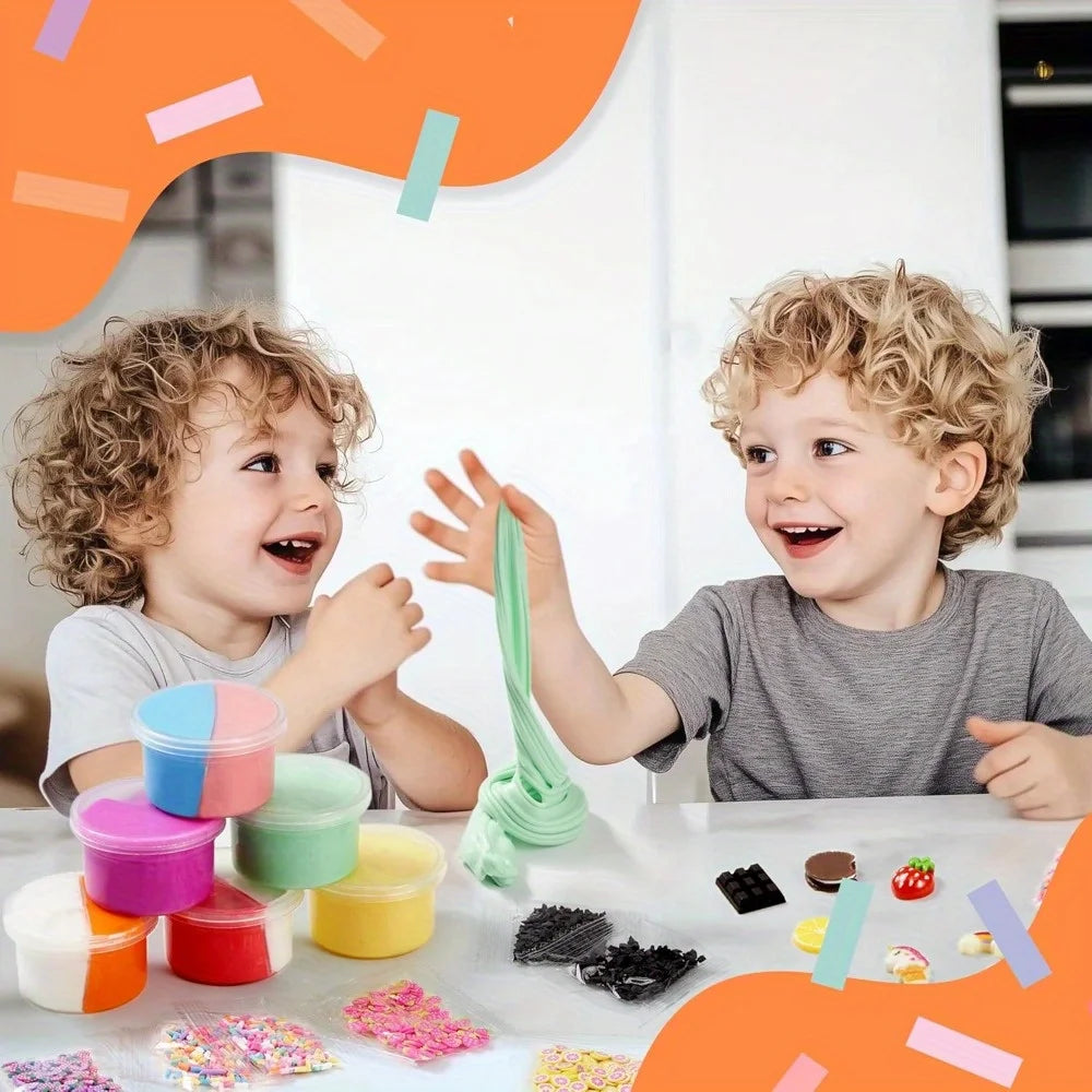 JOYFY 6 Pack Butter Slime Party Favors Soft Non-Sticky Mess-Free Stress Relief Toys for Kids Classroom Reward Birthday Gifts - Smarsty