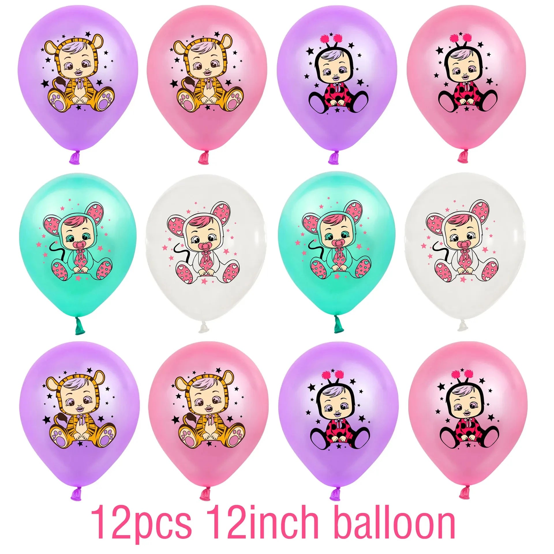 Cry Babies Birthday Party Decorations Tableware Set - Smarsty