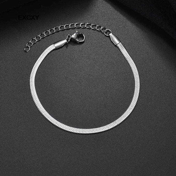 9mm Stainless Steel Bracelet Unisex Daily Wear Charm - Smarsty