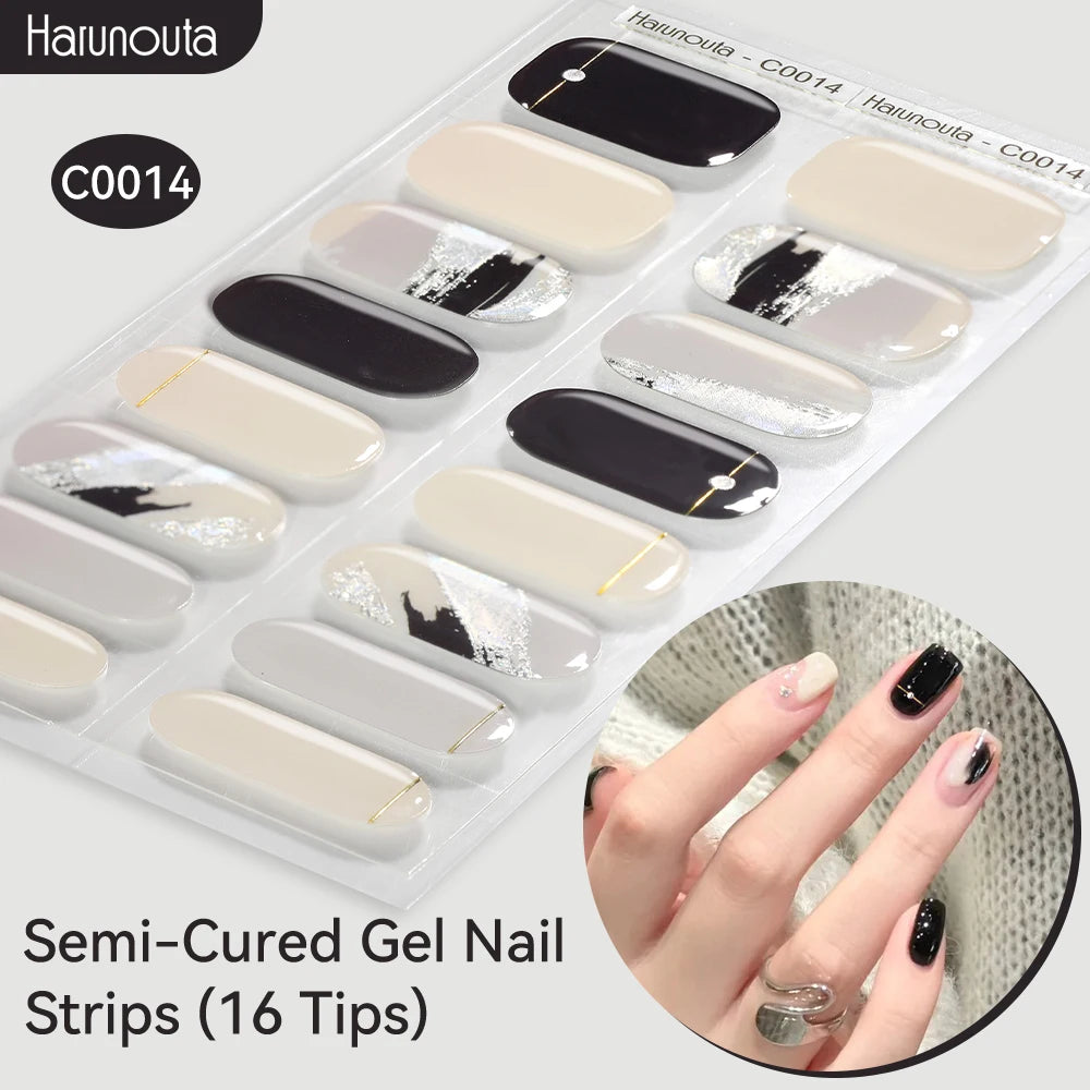 Gradient Auroras Gel Nail Strips for Easy DIY Manicure - Smarsty