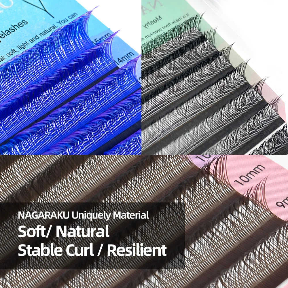 NAGARAKU YY Shape Premium Eyelash Extensions for Natural Look - Smarsty