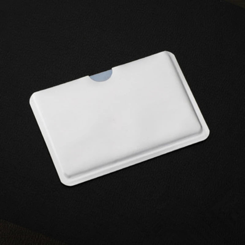 10pcs Anti Rfid Credit Card Holder Blocking Reader Lock Blocker Bank Cards Protector Shielding Bag Colorful Anti-theft Card Case