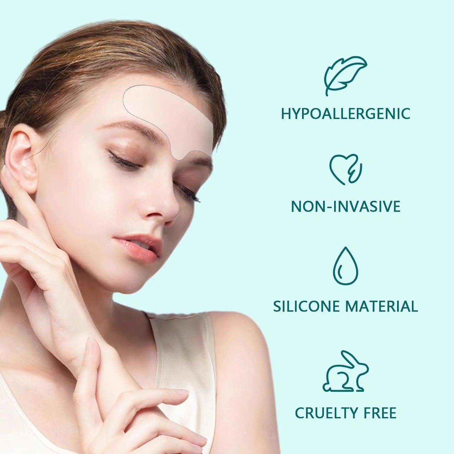 Reusable Silicone Wrinkle Patches for Forehead Treatment - Smarsty