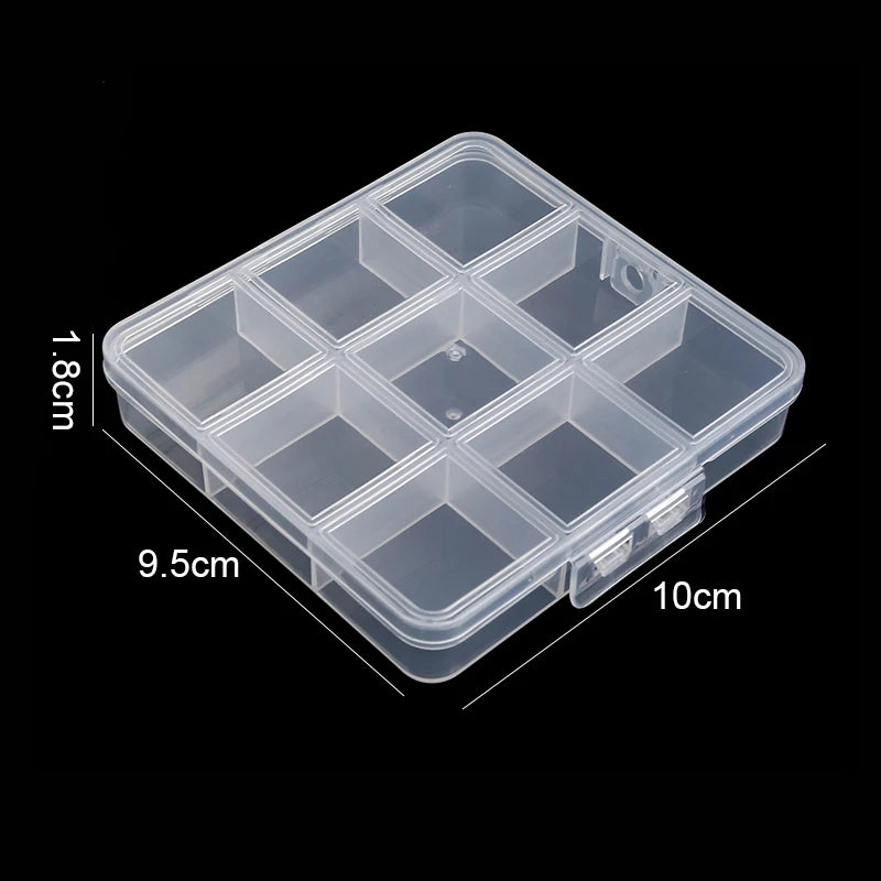 Clear Plastic Jewelry Organizer Box for Easy Storage - Smarsty