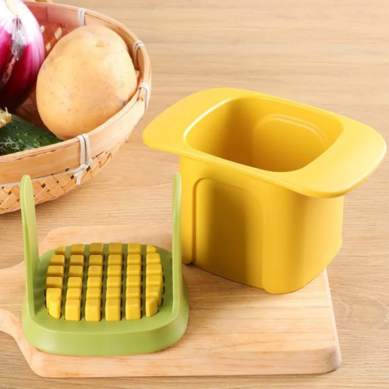 Multifunctional Cucumber Potato Slicer Household Hand Pressure Onion Dicer Kitchen Tools Vegetable Chopper French Fries Cutter by Smarsty