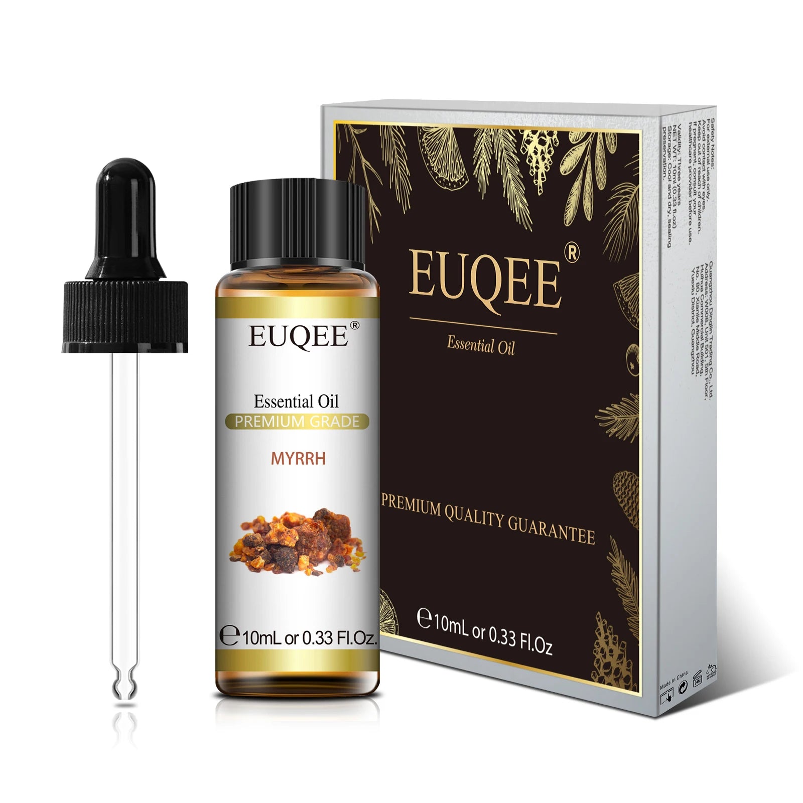 EUQEE 10ml Pure Natural Essential Oil Lavender Jasmine Eucalyptus Vanilla Sandalwood Sweet Orange Lemon Oregano Neroli Fragrance - Smarsty