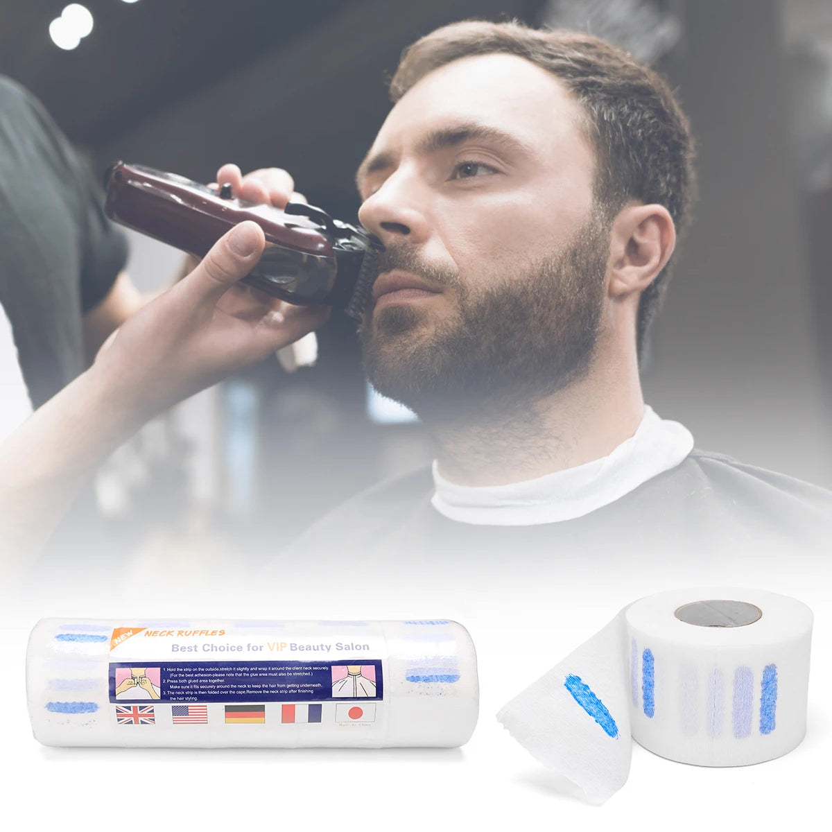 5 Pcs Disposable Hairdresser Neck Strips for Comfortable Haircuts - Smarsty