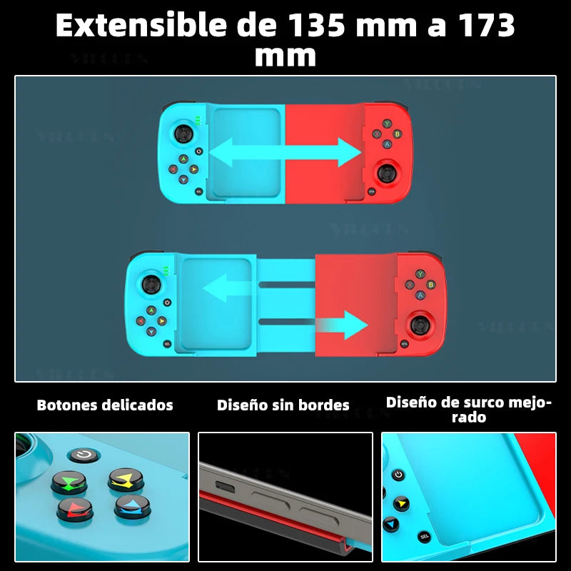Bluetooth Game Controller with Long Battery Life for PC and Mobile - Smarsty