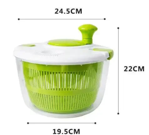 Multifunction Manual Salad Spinner Dryer Vegetable Fruit Food Dehydrator Quick Drying Kitchen Household Vegetable Dehydrator by Smarsty