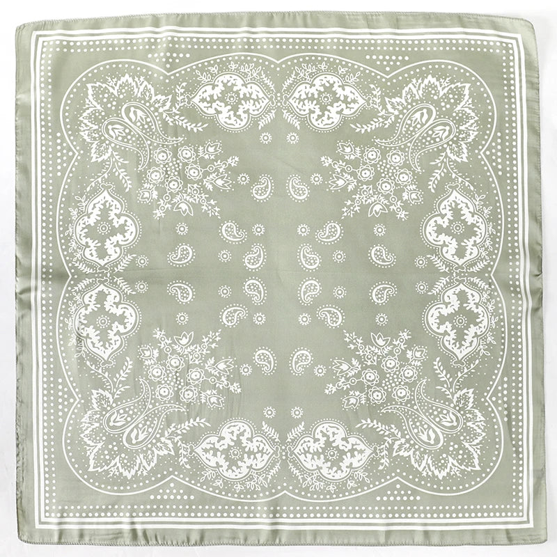 Elegant Silk Floral Hairbands and Neck Scarves - Smarsty