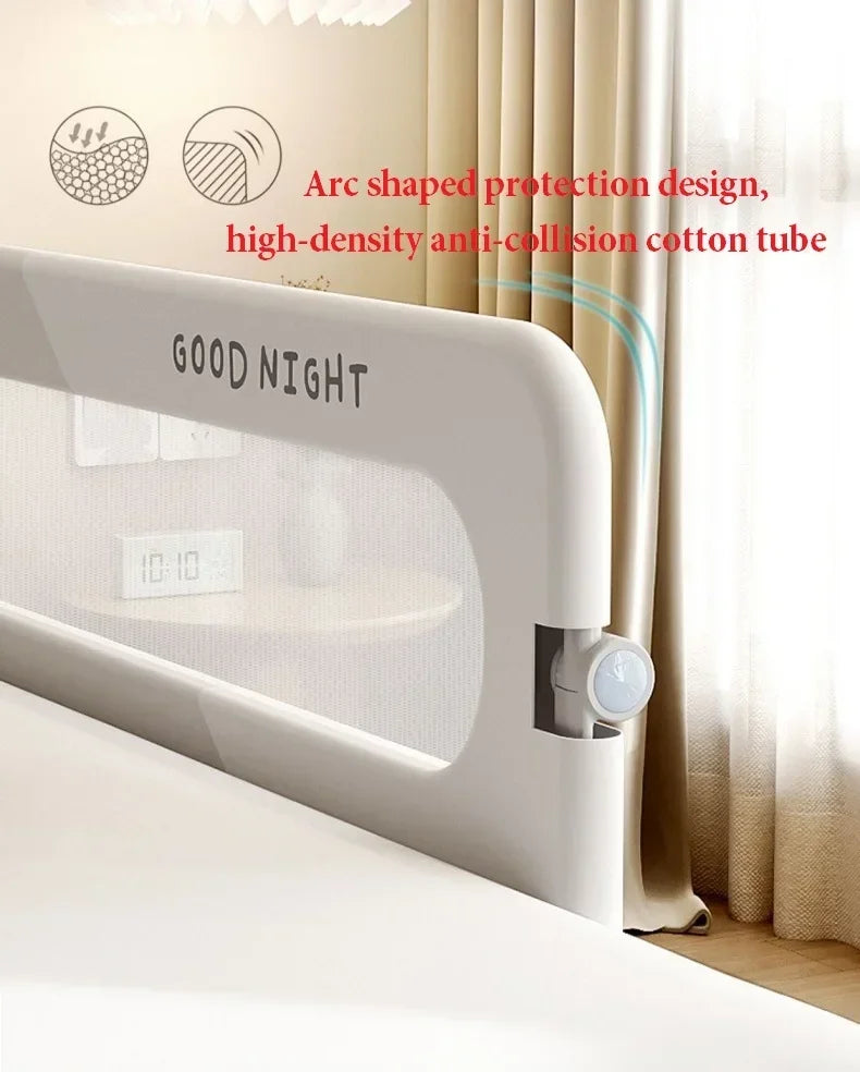 Adjustable Baby Bed Rail Safety Guard For Crib And Bed - Smarsty