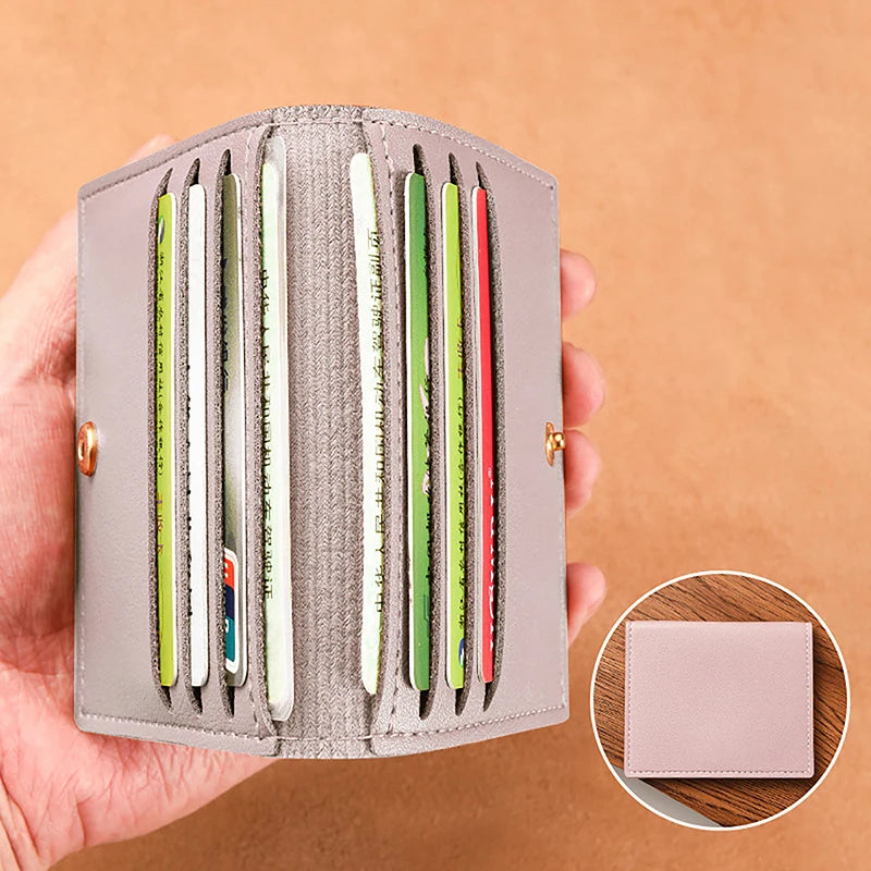 1Pc Card Bag Slim And Compact Bank ID Card Case Driver's License Wallet Simple And Anti Demagnetization Card Holder