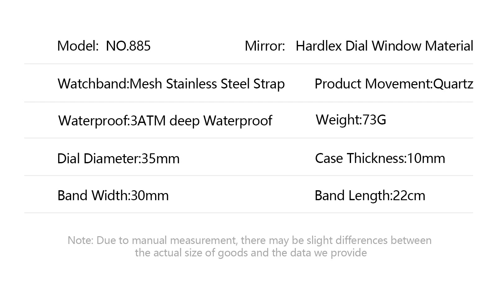 Men's Waterproof Quartz Watch with Luminous Date Feature - Smarsty