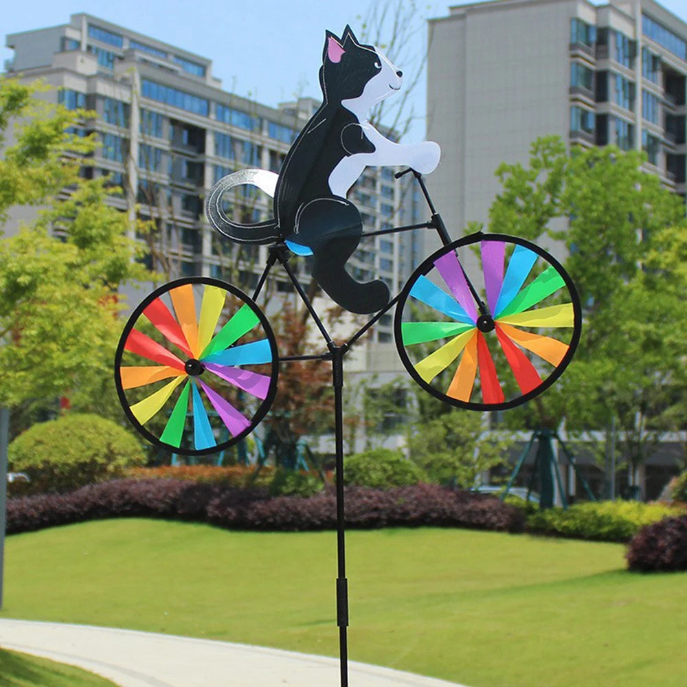Animal Riding Windmill Garden Decor for Summer Fun - Smarsty