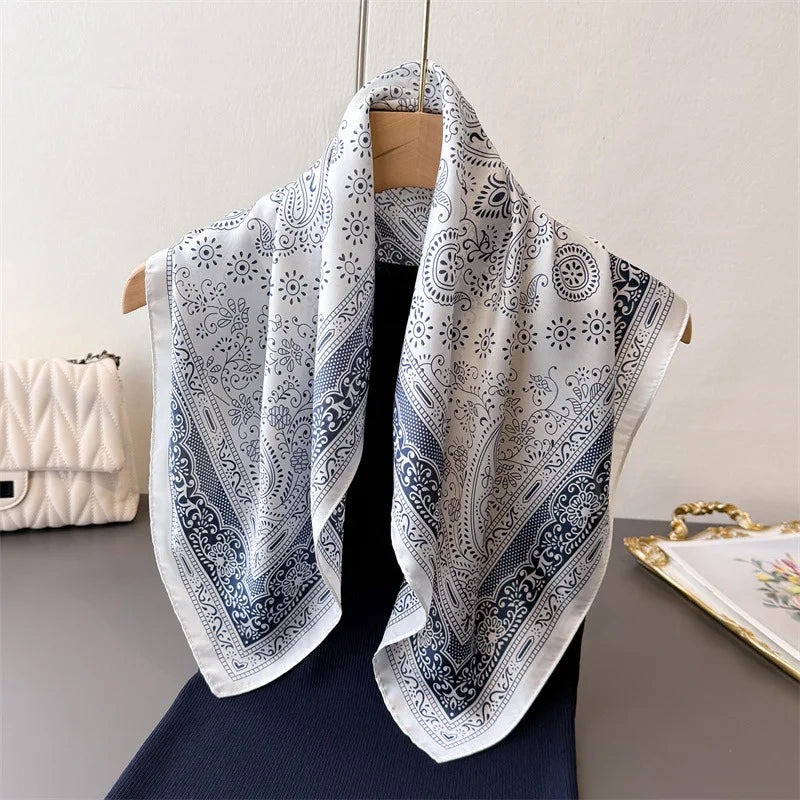Luxury Silk Horse Print Scarf for Women - Smarsty