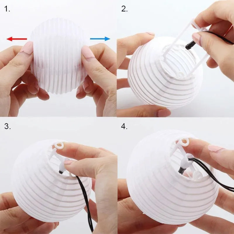 LED Solar Lantern String Lights for Outdoor Decor - Smarsty