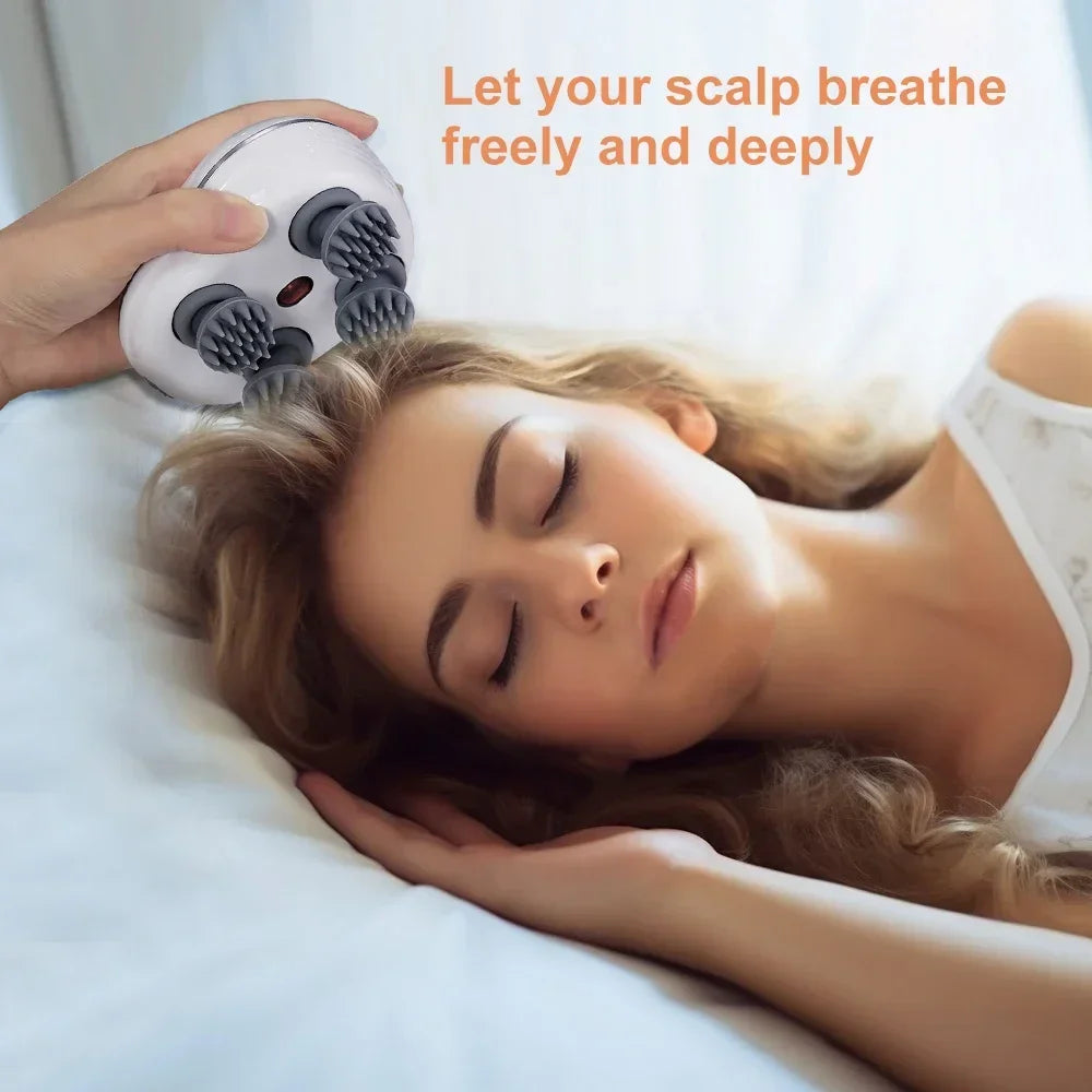 Infrared Scalp Massager for Hair Growth and Relaxation - Smarsty