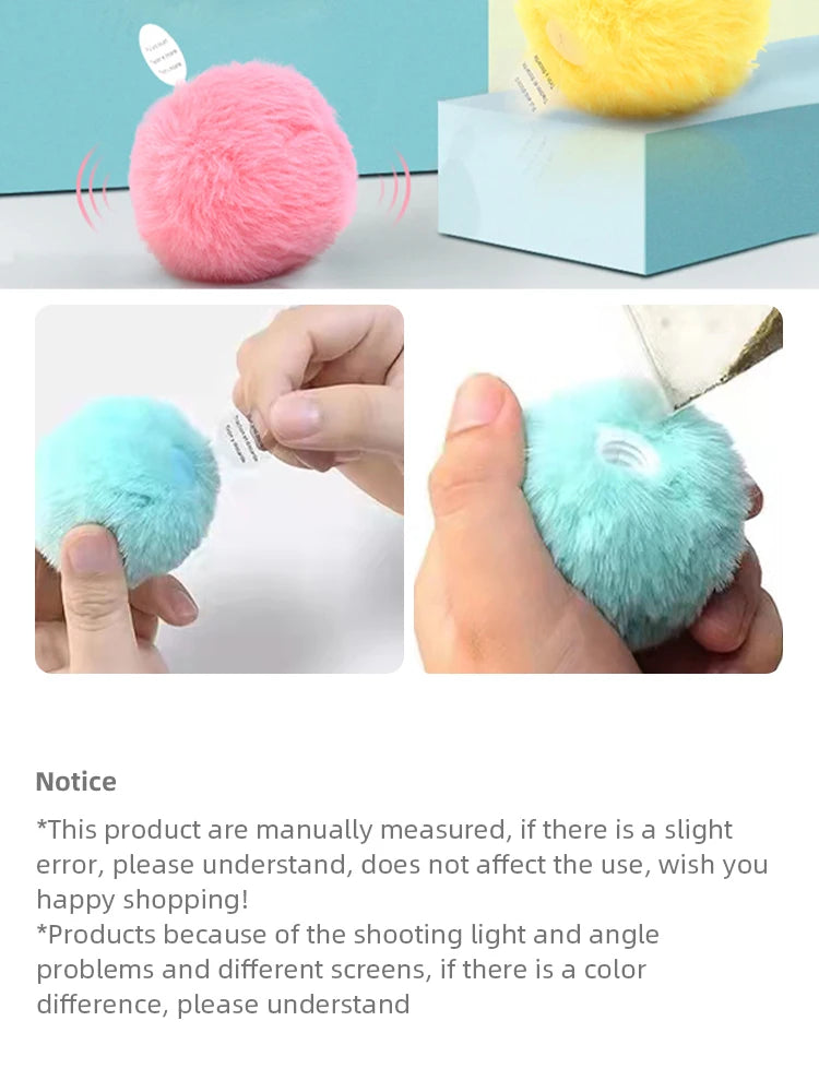 Interactive Cat Toy Ball with Sound and Catnip - Smarsty
