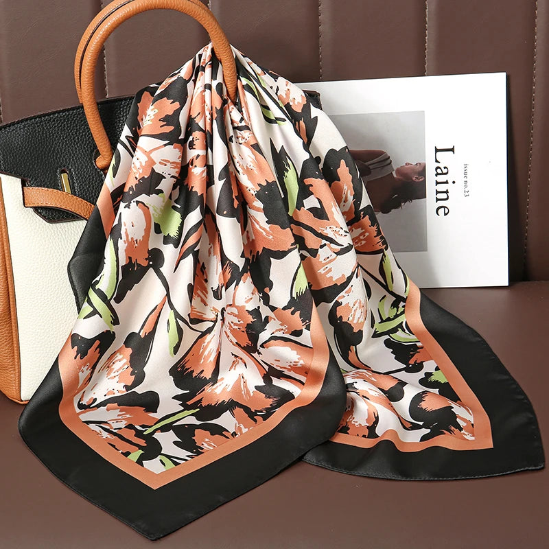 Luxury Silk Hijab Hair Bands With Sun Protection - Smarsty