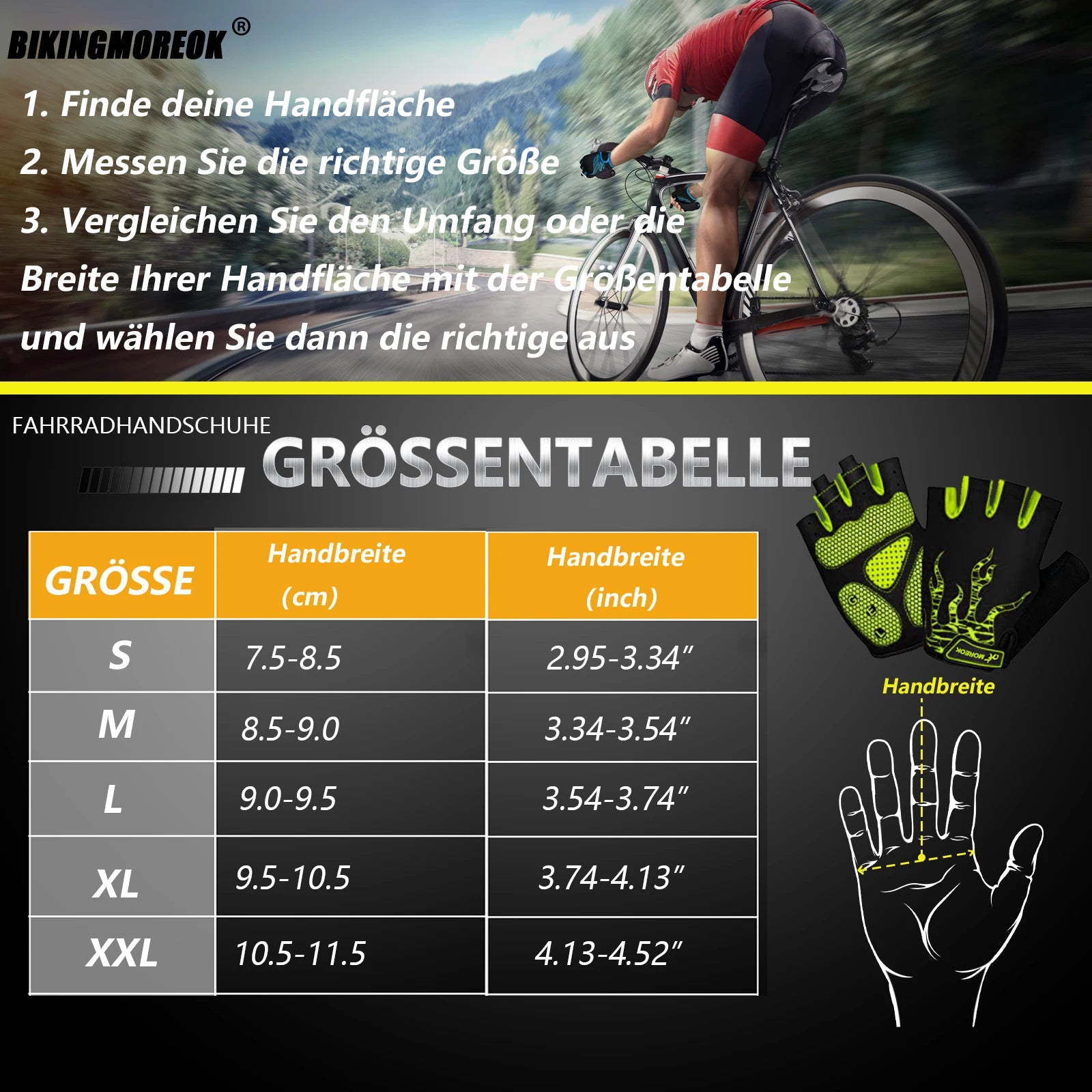 MOREOK Cycling Gloves Half Finger Shock Absorbing Gel Pads - Smarsty