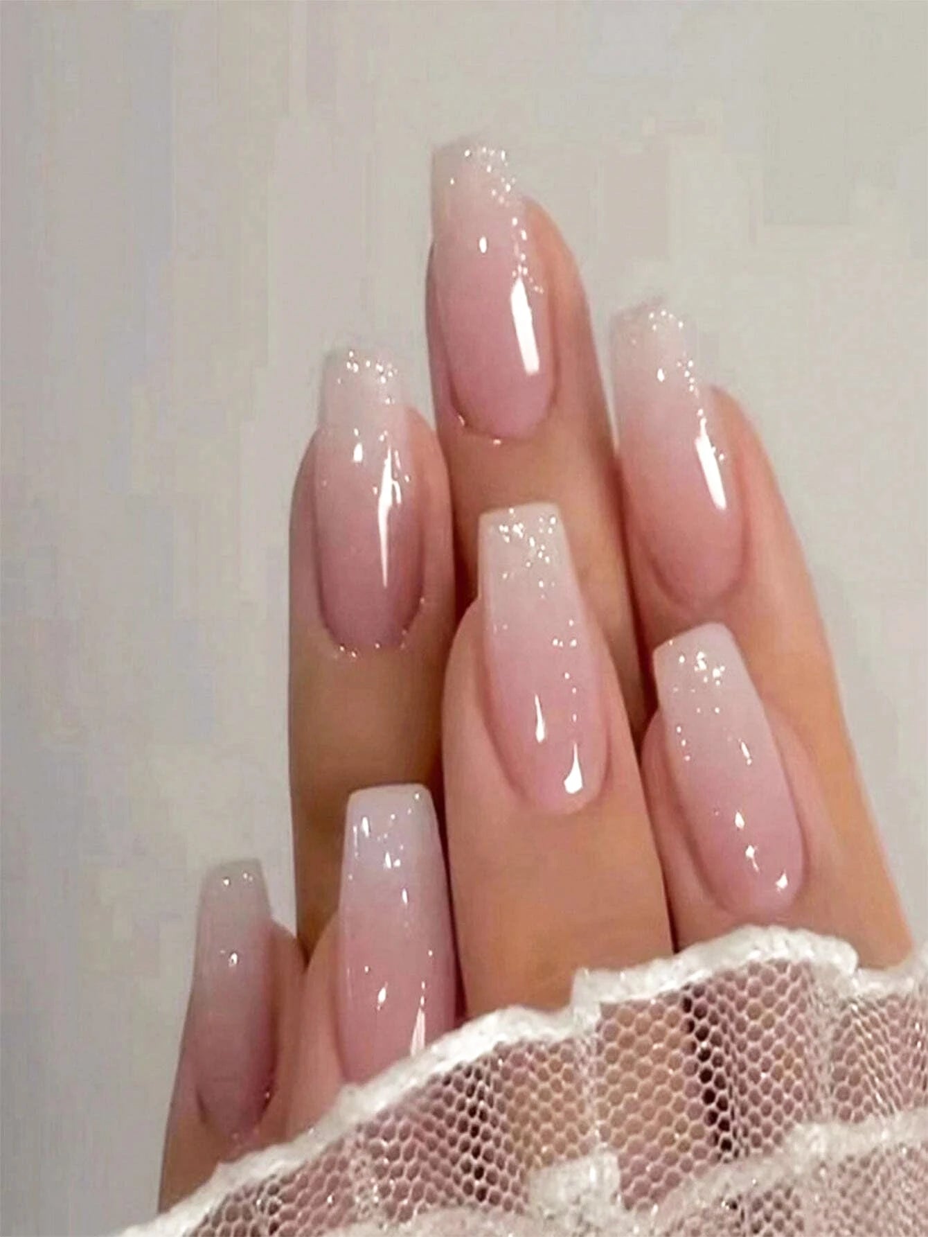 Glossy Pink Press On Nails Set for Elegant Style - Smarsty