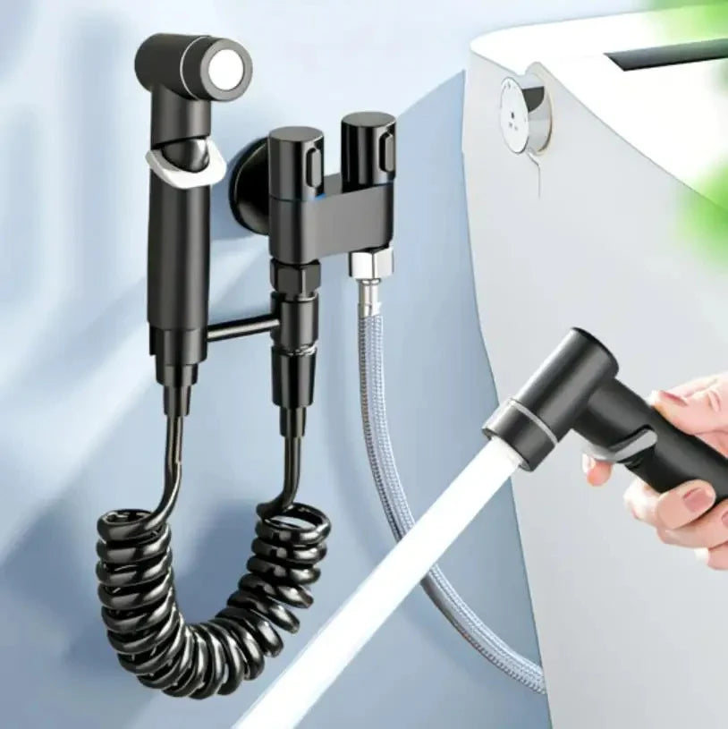 Portable Cold Water Bidet Sprayer Set for Easy Cleaning - Smarsty