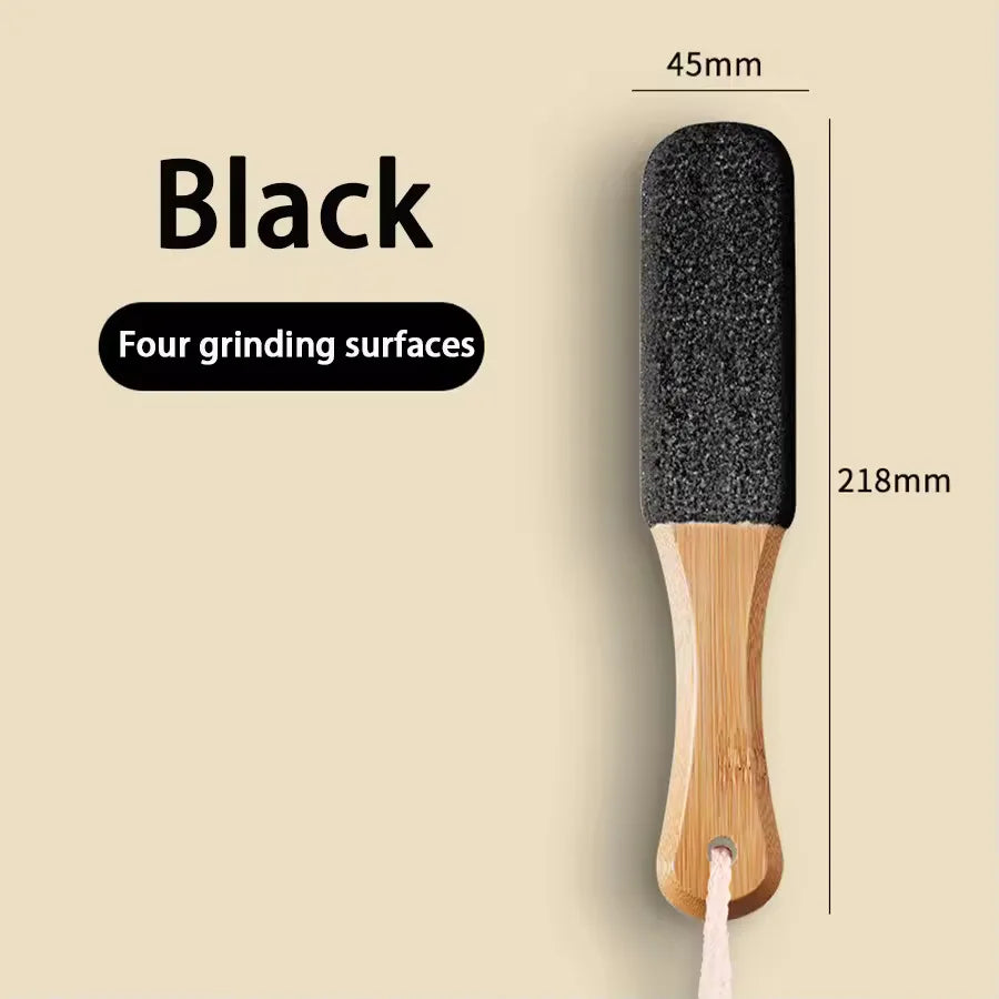 Natural Wooden Callus Remover Foot Scrubber for Smooth Feet - Smarsty