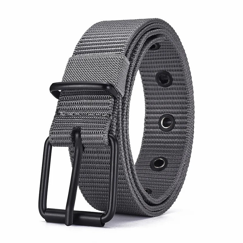 Unisex Canvas Belt Durable Outdoor Sports Pin Buckle - Smarsty