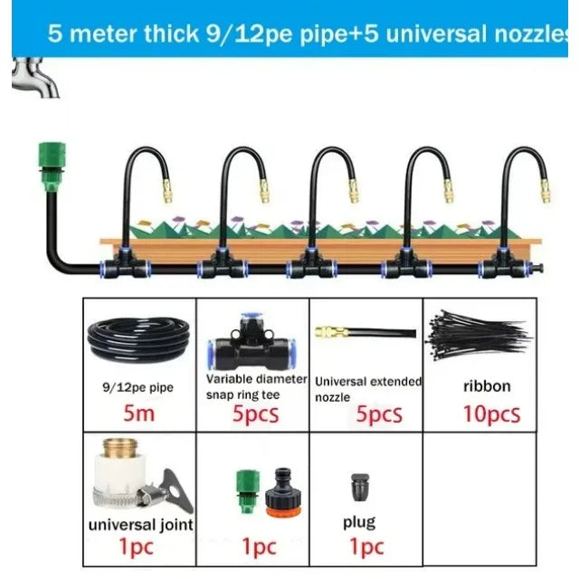 Universal Automatic Irrigation Sprinkler Kit for Efficient Watering - Smarsty