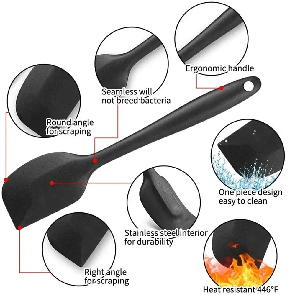 Silicone Spatula Set for Baking Non Stick Heat Resistant - Smarsty