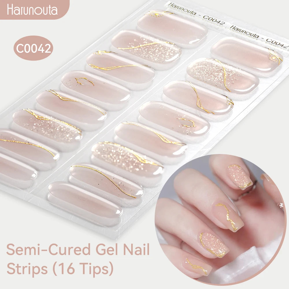 Gradient Auroras Gel Nail Strips for Easy DIY Manicure - Smarsty