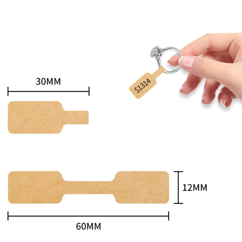 500Pcs Self Adhesive Blank Price Tags for Jewelry - Smarsty