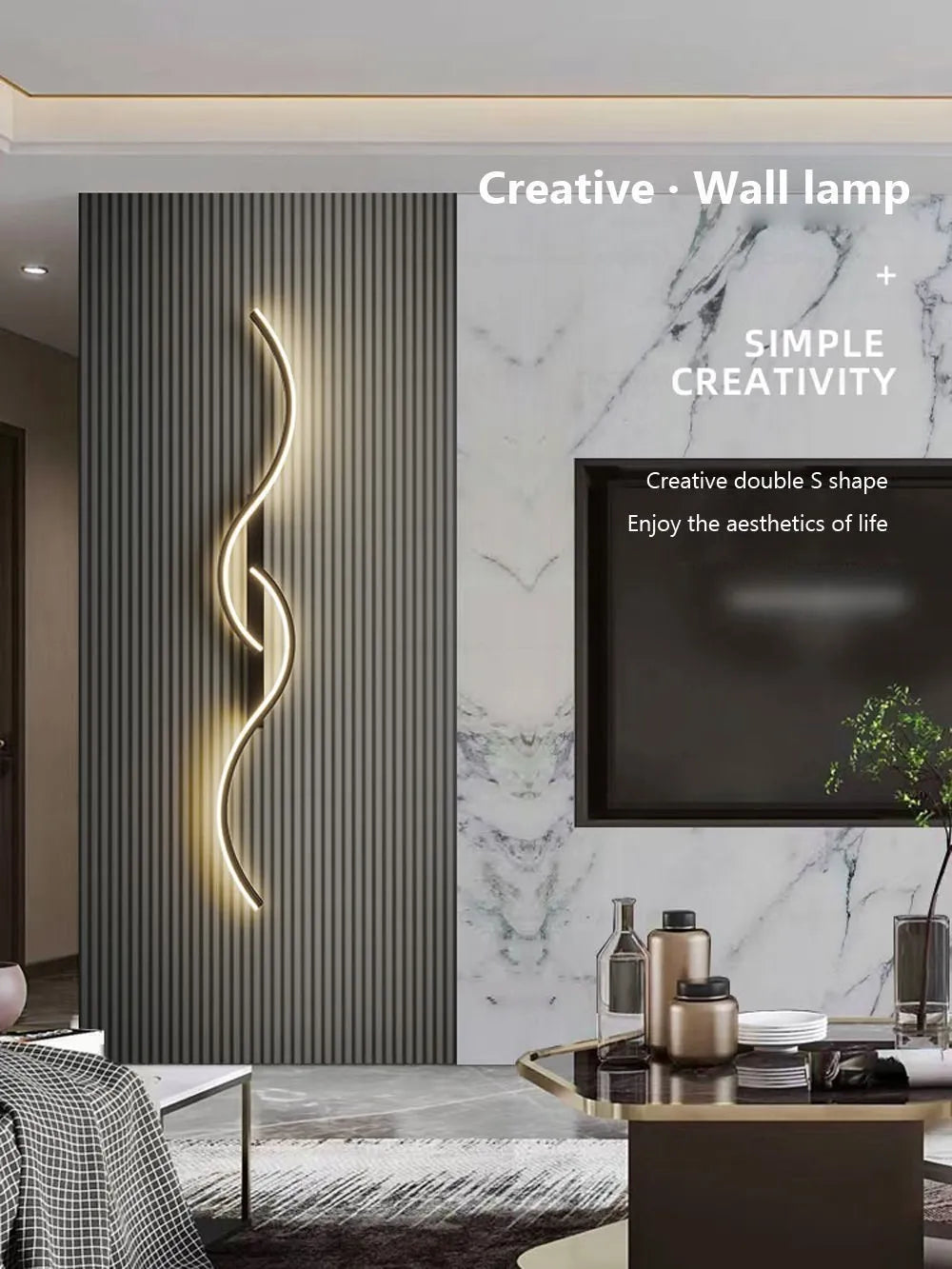 Modern LED Wall Lamp for Minimalist Home Lighting - Smarsty