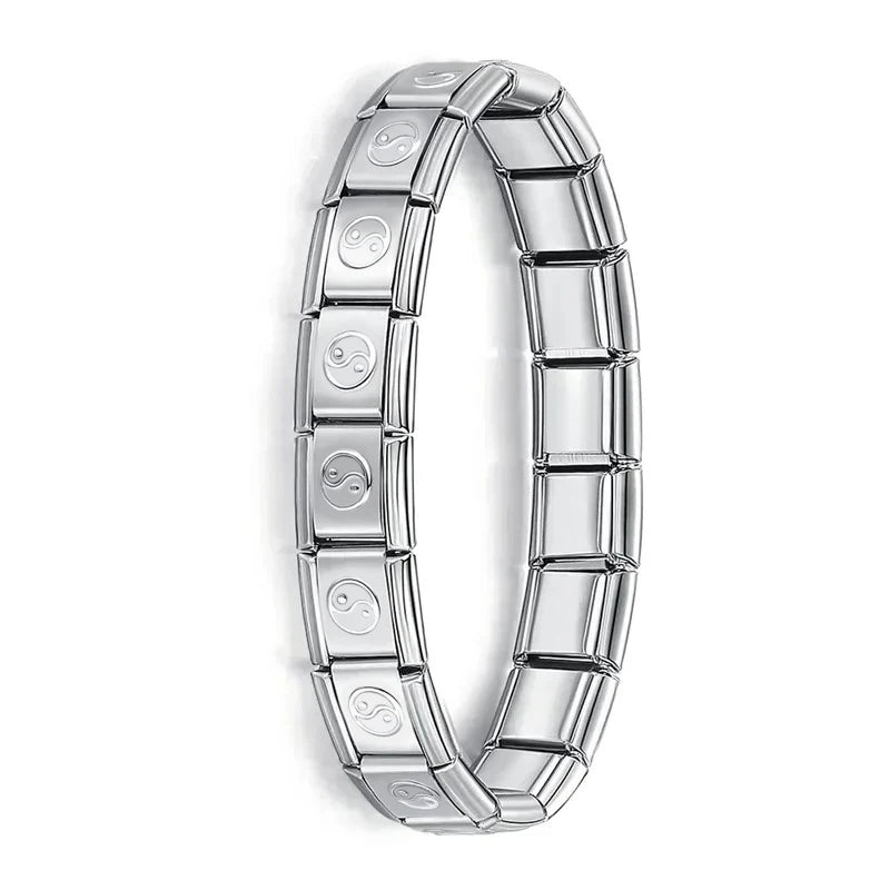 Hapiship Women's Italian Stainless Steel Charm Bracelet - Smarsty