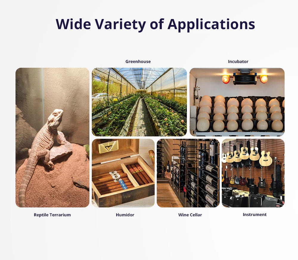 Smart Temperature Humidity Sensor Compatible with Zigbee Technology - Smarsty