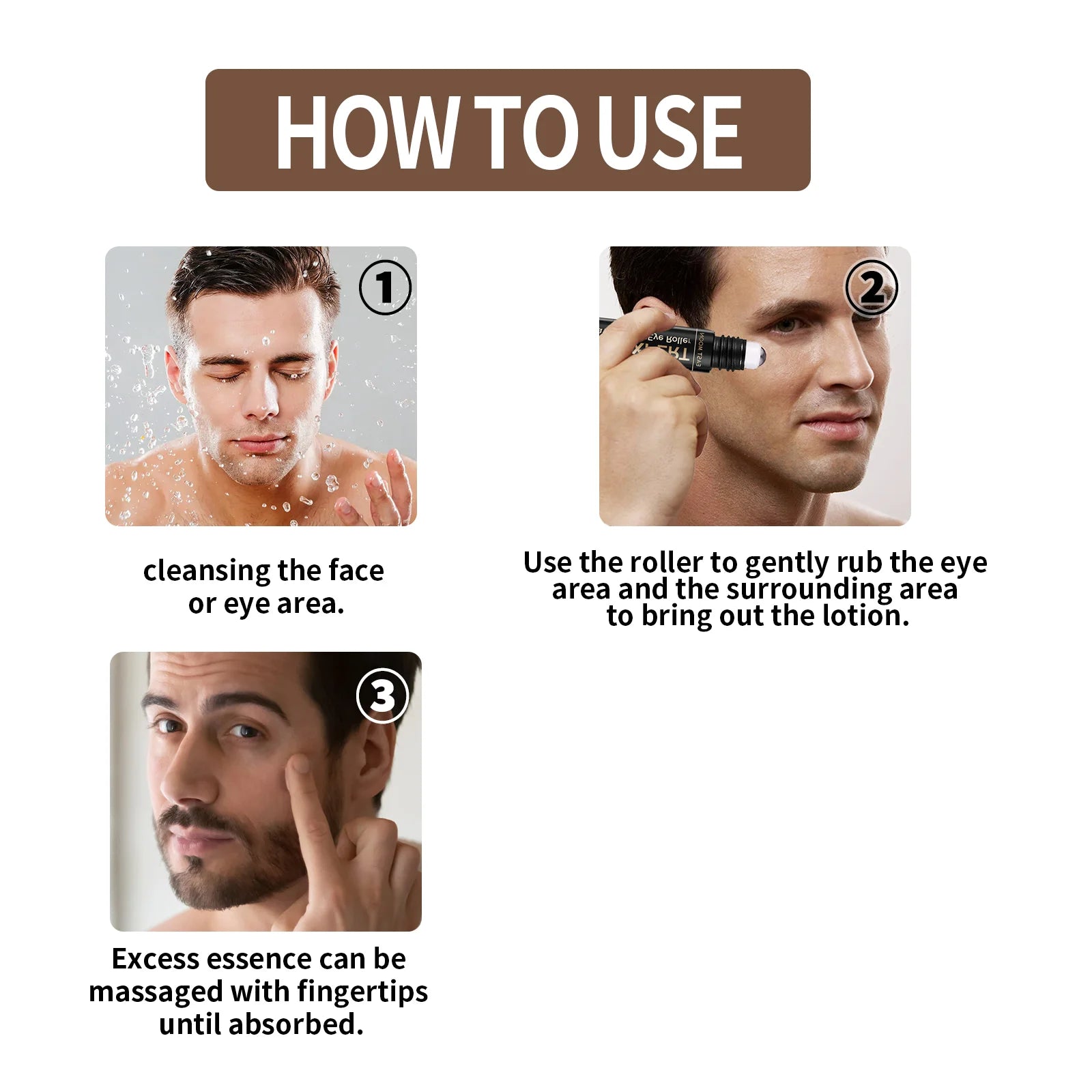 Men's Retinol Eye Cream for Dark Circles and Puffiness - Smarsty