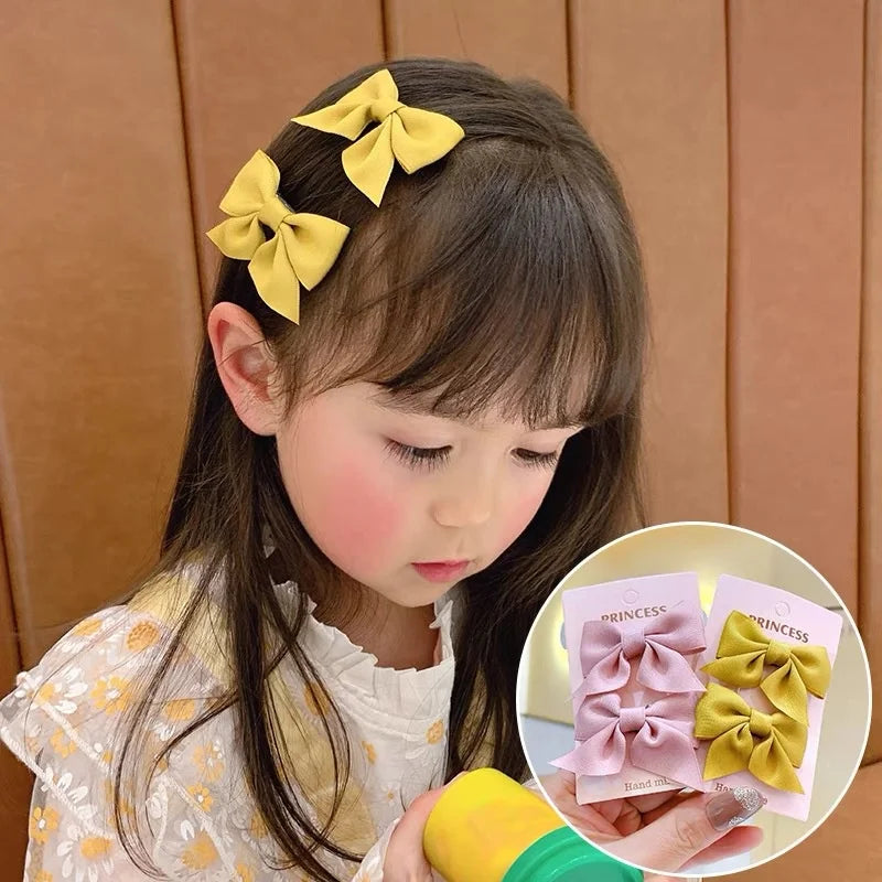 Elegant Flower Bow Hair Clips for Kids and Ladies - Smarsty