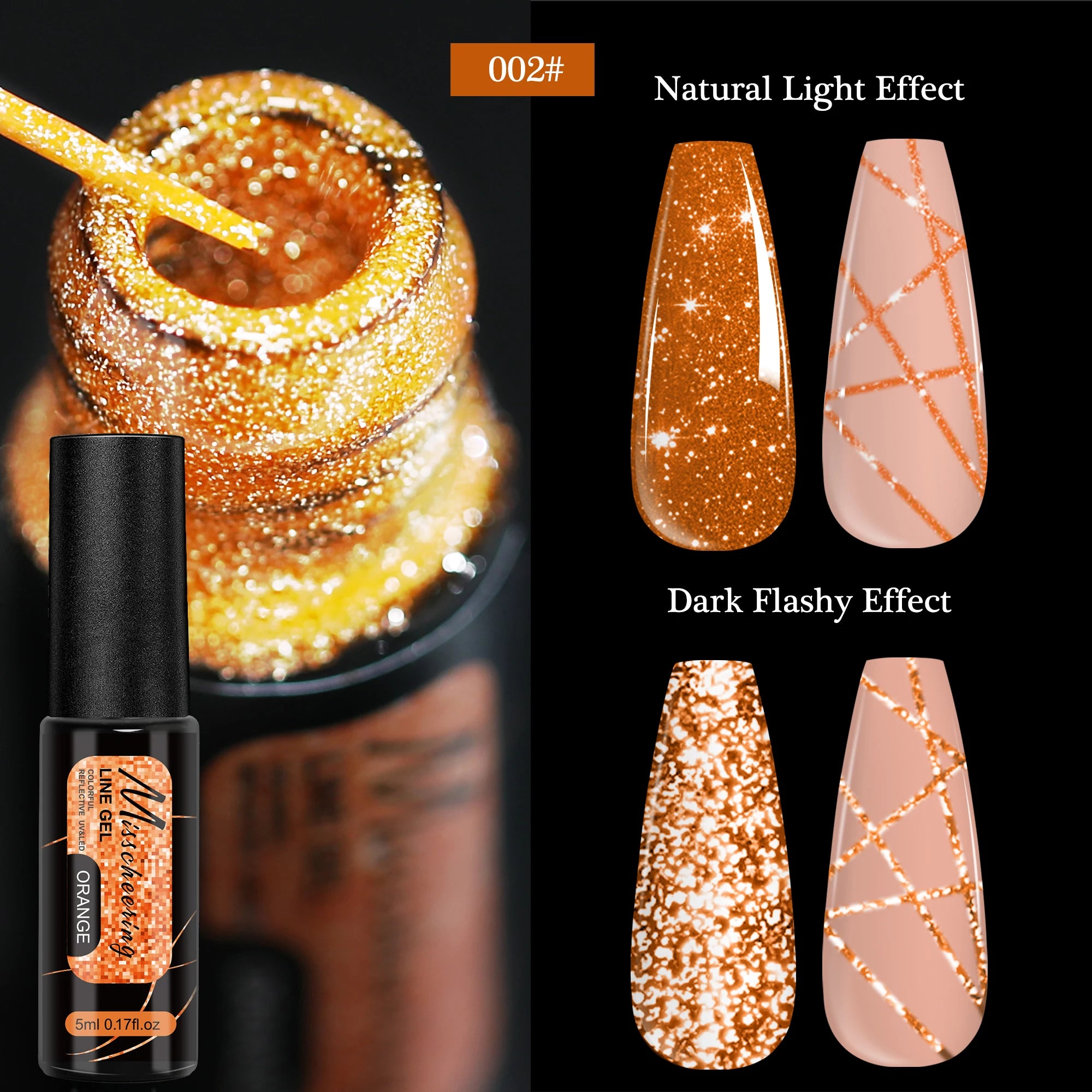 Gold Silver Metallic Nail Gel Polish for Stunning Mirror Finish - Smarsty