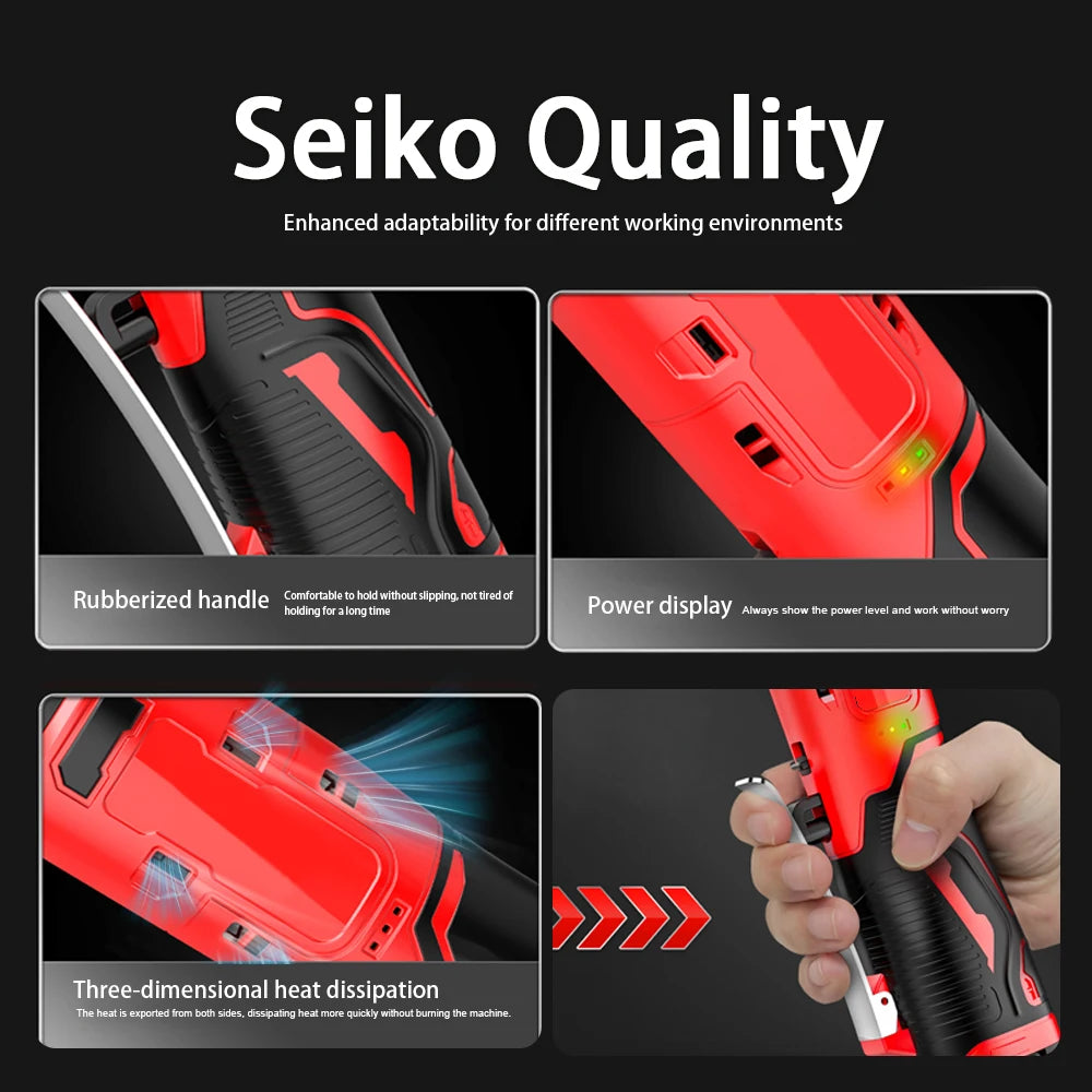 Extended 18V Cordless Electric Ratchet Wrench Set - Smarsty